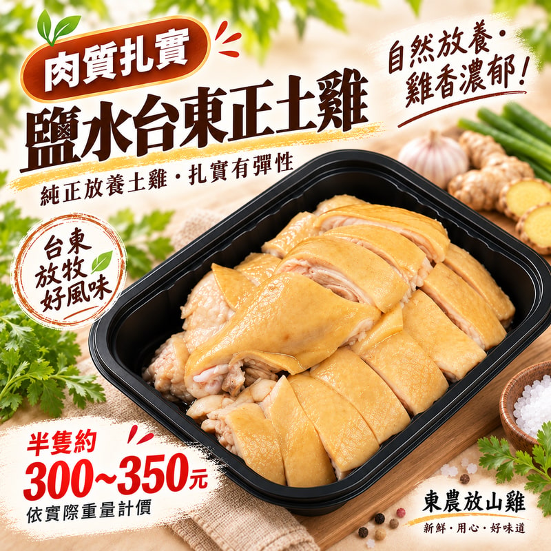 鹽水台東正土雞