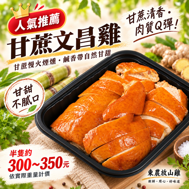 甘蔗文昌雞